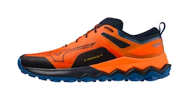 Chaussures de running pour homme Mizuno Wave Ibuki Wave Ibuki 4 Tigerlily/Dress Blues/Snorkel Blue