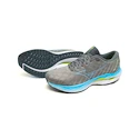 Chaussures de running pour homme Mizuno  Wave Inspire 19 Ghost Gray/Jet Blue/Bolt 2 (Neon)