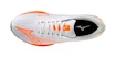 Chaussures de running pour homme Mizuno Wave Rebellion Sonic White/Light Orange/Blue Ashes