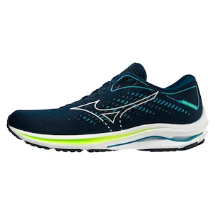 Chaussures de running pour homme Mizuno  Wave Rider 25 Gibraltar Sea/White  UK 11,5