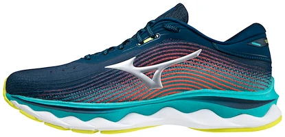 Chaussures de running pour homme Mizuno  Wave Sky 5 Gibraltar Sea  UK 12