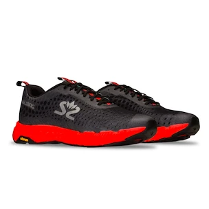 Chaussures de running pour homme Salming  Greyhound black/red