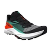 Chaussures de running pour homme Salomon Genesis Black/Electric Green/Cherry Tomato