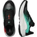 Chaussures de running pour homme Salomon Genesis Black/Electric Green/Cherry Tomato