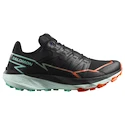 Chaussures de running pour homme Salomon Thundercross  Black/Cherry Tomato/Electric Green   UK 8,5