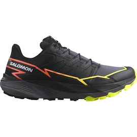 Chaussures de running pour homme Salomon Thundercross Black / Quiet Shade / Neon Flame