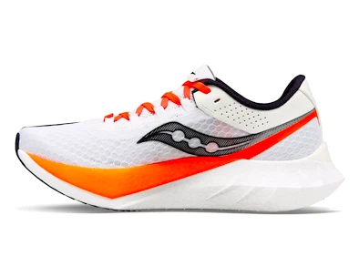 Chaussures de running pour homme Saucony  Endorphin Pro 4 White/Black  UK 7,5