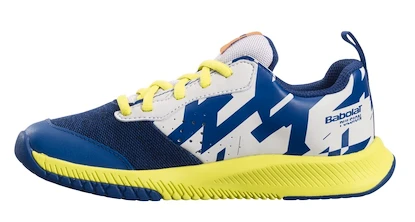 Chaussures de tennis, junior Babolat Pulsion All Court JR Dark Blue/Yellow  EUR 38,5