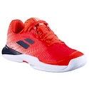 Chaussures de tennis pour enfant Babolat Jet Mach 3 All Court Boy Strike Red/White