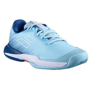 Chaussures de tennis pour enfant Babolat Jet Mach 3 Clay Junior Angel Blue