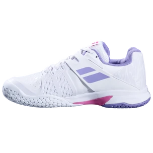 Chaussures de tennis pour enfant Babolat Propulse All Court Junior Girl White/Lavender