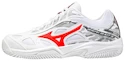 Chaussures de tennis pour enfant Mizuno  Breakshot 3 CC White/IgnititonRed  EUR 32,5