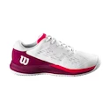 Chaussures de tennis pour enfant Wilson Rush Pro Ace Jr White/Beet Red  EUR 38 2/3