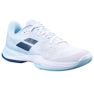 Chaussures de tennis pour femme Babolat Jet Mach 3 AC Women White/Angel Blue  EUR 39