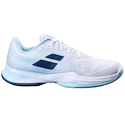 Chaussures de tennis pour femme Babolat Jet Mach 3 AC Women White/Angel Blue  EUR 39