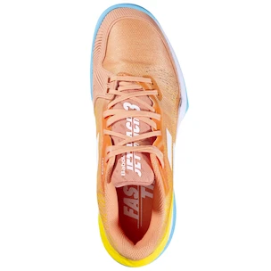 Chaussures de tennis pour femme Babolat Jet Mach 3 Clay Women Coral/Gold Fusion