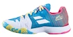 Chaussures de tennis pour femme Babolat Jet Mach II All Court Blue/Pink