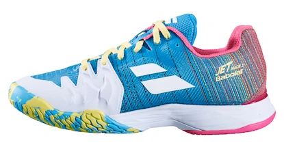 Chaussures de tennis pour femme Babolat Jet Mach II All Court Blue/Pink