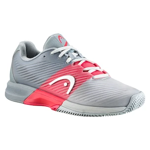 Chaussures de tennis pour femme Head Revolt Pro 4.0 Clay Grey/Coral