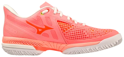 Chaussures de tennis pour femme Mizuno Wave Exceed Tour 5 Clay Candy Coral