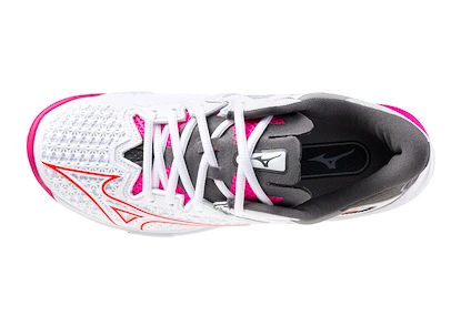 Chaussures de tennis pour femme Mizuno Wave Exceed TOUR 6 CC White/Radiant Red/Quiet Shade