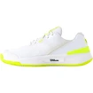 Chaussures de tennis pour femme Wilson Intrigue PRO White/Safety Yellow