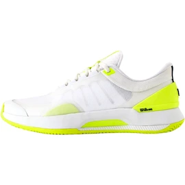 Chaussures de tennis pour femme Wilson Intrigue TOUR White/Safety Yellow