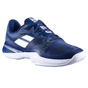 Chaussures de tennis pour homme Babolat Jet Mach 3 Clay Men Dark Blue/Silver