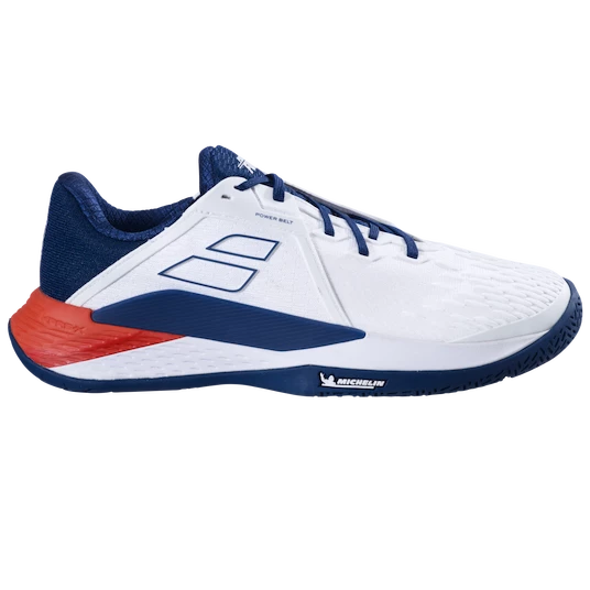 Chaussures de tennis pour homme Babolat Propulse Fury 3 All Court Men White Estate Blue Sportega