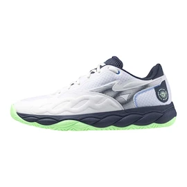 Chaussures de tennis pour homme Mizuno Wave Enforce Court AC White/Vintage Indigo