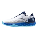 Chaussures de tennis pour homme Mizuno Wave Enforce Court CC White/Estate Blue/River Blue