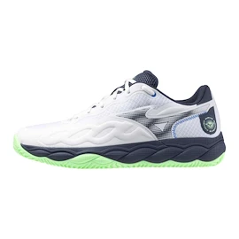 Chaussures de tennis pour homme Mizuno Wave Enforce Court CC White/Vintage Indigo