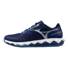 Chaussures de tennis pour homme Mizuno Wave Enforce Tour 2 CC Bellwether Blue/White