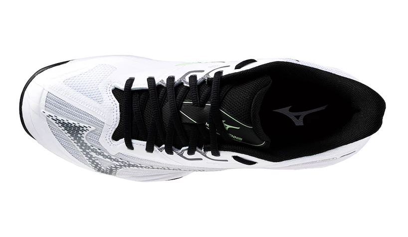 Chaussures de tennis pour homme Mizuno Wave Exceed LIGHT 2 CC White Metallic Gray Black Sportega