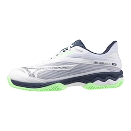 Chaussures de tennis pour homme Mizuno Wave Exceed Light 2 M White/Vintage Indigo