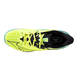 Chaussures de tennis pour homme Mizuno Wave Exceed Tour 6 CC Sunny Lime/Black/Atlantis  EUR 42