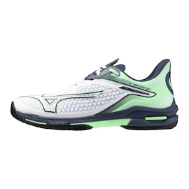 Chaussures de tennis pour homme Mizuno Wave Exceed Tour 6 CC White/India Ink/Neo Mint