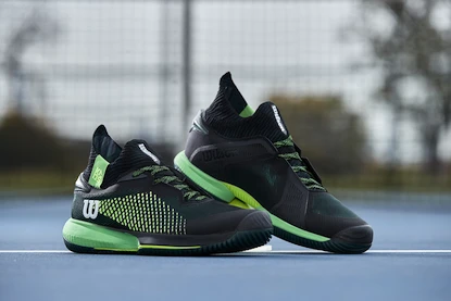 Chaussures de tennis pour homme Wilson Kaos Rapide SFT Black/Green