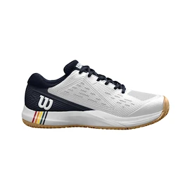 Chaussures de tennis pour homme Wilson Rush Pro ACE Clay White/Navy Roland Garros