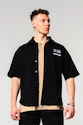 Chemise pour homme Nebbia  Oversized Shirt 90s THROWBACK Black