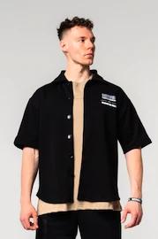 Chemise pour homme Nebbia Oversized Shirt 90s THROWBACK Black