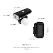 Clignotant avant + arrière Blackburn  Dayblazer 550 + Grid Rear USB-C (Set)