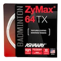 Cordage de raquette de badminton Ashaway  Zymax 64 TX White Set