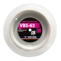 Cordage de raquette de badminton Victor  VBS-63 White Reel 200 m