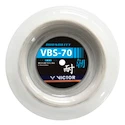 Cordage de raquette de badminton Victor  VBS-70 White Reel 200 m