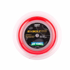 Cordage de raquette de badminton Yonex EXBOLT 68 200m Flash Red