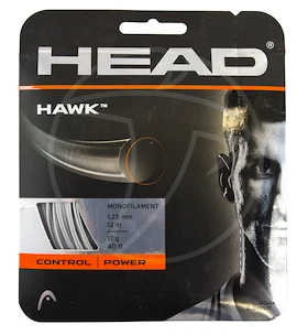 Cordage de tennis Head  Hawk Grey 1.25 mm (12 m)