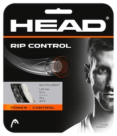 Cordage de tennis Head RIP Control Black 1.30 mm (12 m)