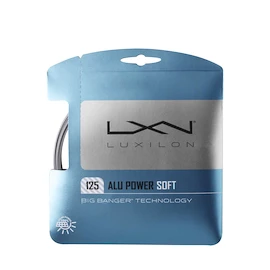 Cordage de tennis Luxilon Alu Power Soft 125 Set Silver