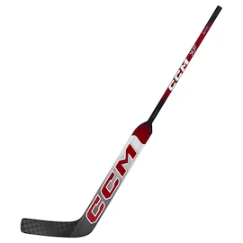 Crosse de gardien de but en matière composite CCM Tacks XF White/Red Intermediate